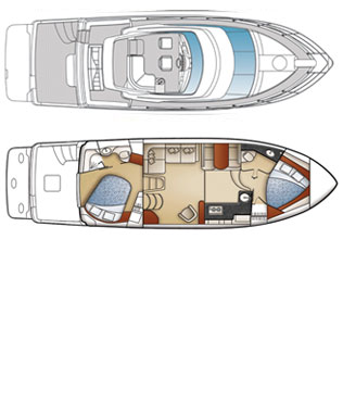 carver 41 cockpit motor yacht